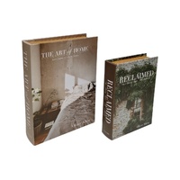 Decorative Book Boxes Set of 2 ร รThe Art of Homeร Faux Books