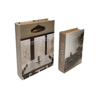 Perfect & Imperfect Book Box Set of 2, Hidden Storage Books for Modern Home Dยcor
