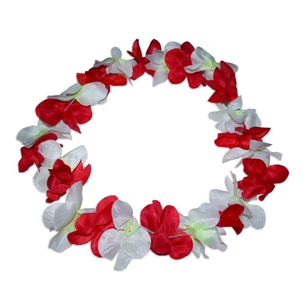 20 x Large 100cm Party Hawaiian Lei's, Lay Assorted Colours Flower ...