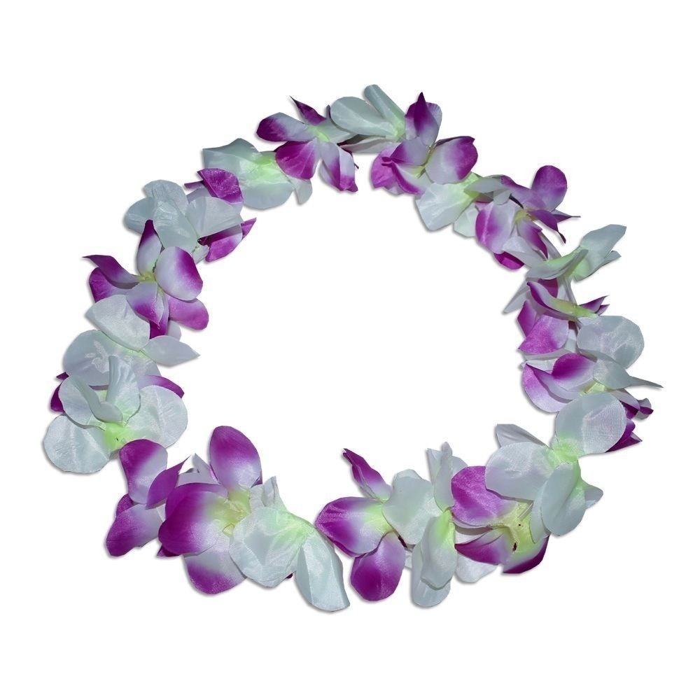 20 x Large 100cm Party Hawaiian Lei's, Lay Assorted Colours Flower ...