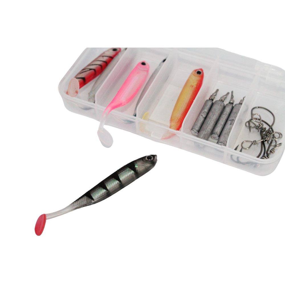 Fishing Soft & Hard Bait Lure Bundle Set 79pces Tackle Kit Hooks