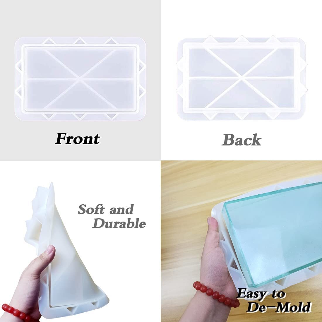 Amazon.com: MUFUN Resin Purse Mold, Rectangle Resin Clutch Mold, Silicone Bag  Mold for Resin Casting, Fashionable, Unique Rectangle Resin Bag Mold Craft  Supplies, 1pc Resin Clutch Purse Mold with 26pcs Tools :