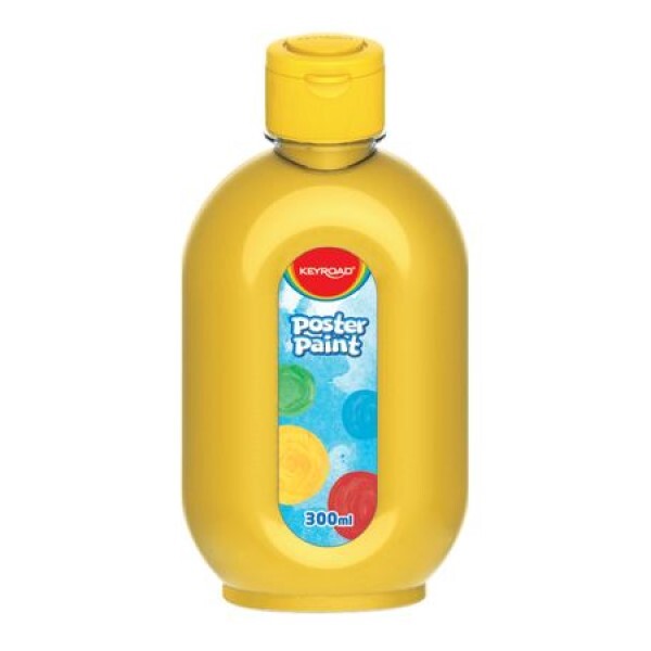 Yellow Poster Paint 300ml Squeeze Bottle Bright Vivid Colour Art & Craft