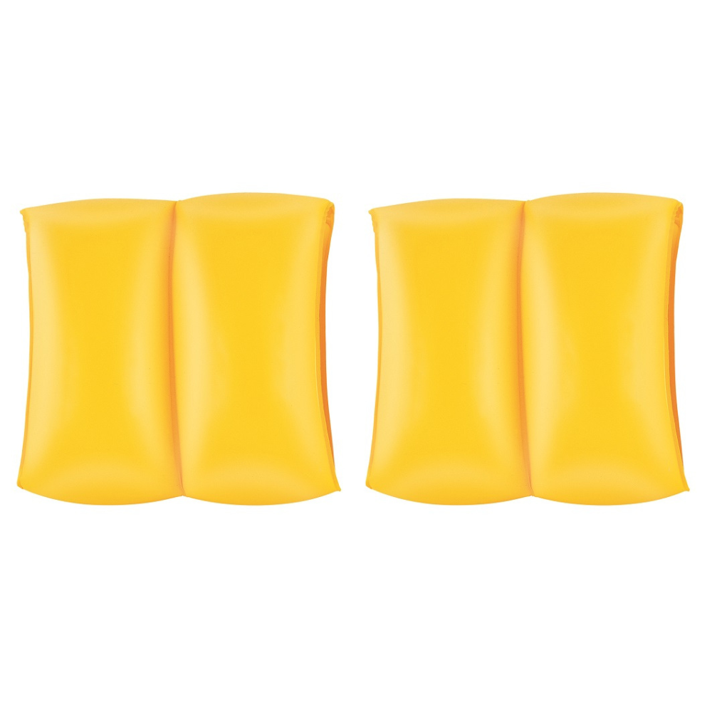 Inflatable Arm Bands For Kids Swimming Training Set 20cm Yellow Colour