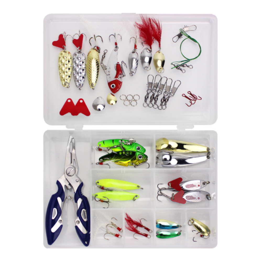 Fishing Hooks Bundle 650pcs Red Wide Cranks, Glow Trebles, Spring Twists  Various Sizes