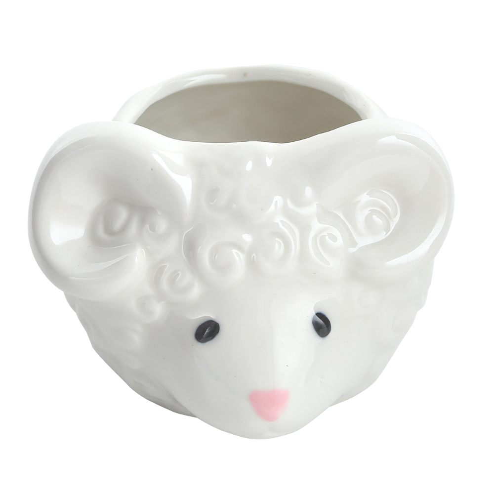 Mouse Hamster Head Ceramic Pot Planter 9cm Cup Pencil Holder Kids Cute Gift
