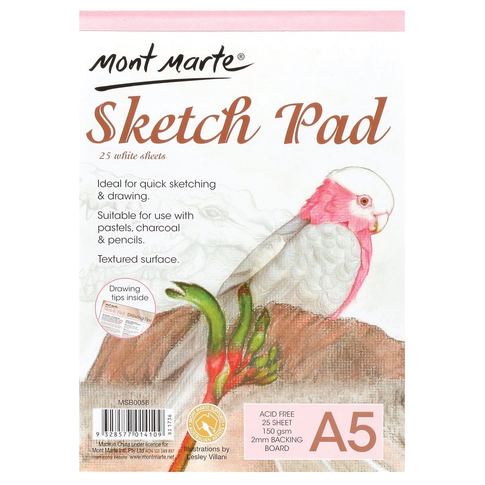 Mont Marte Sketch Pad 150gsm A4, 25 Sheets