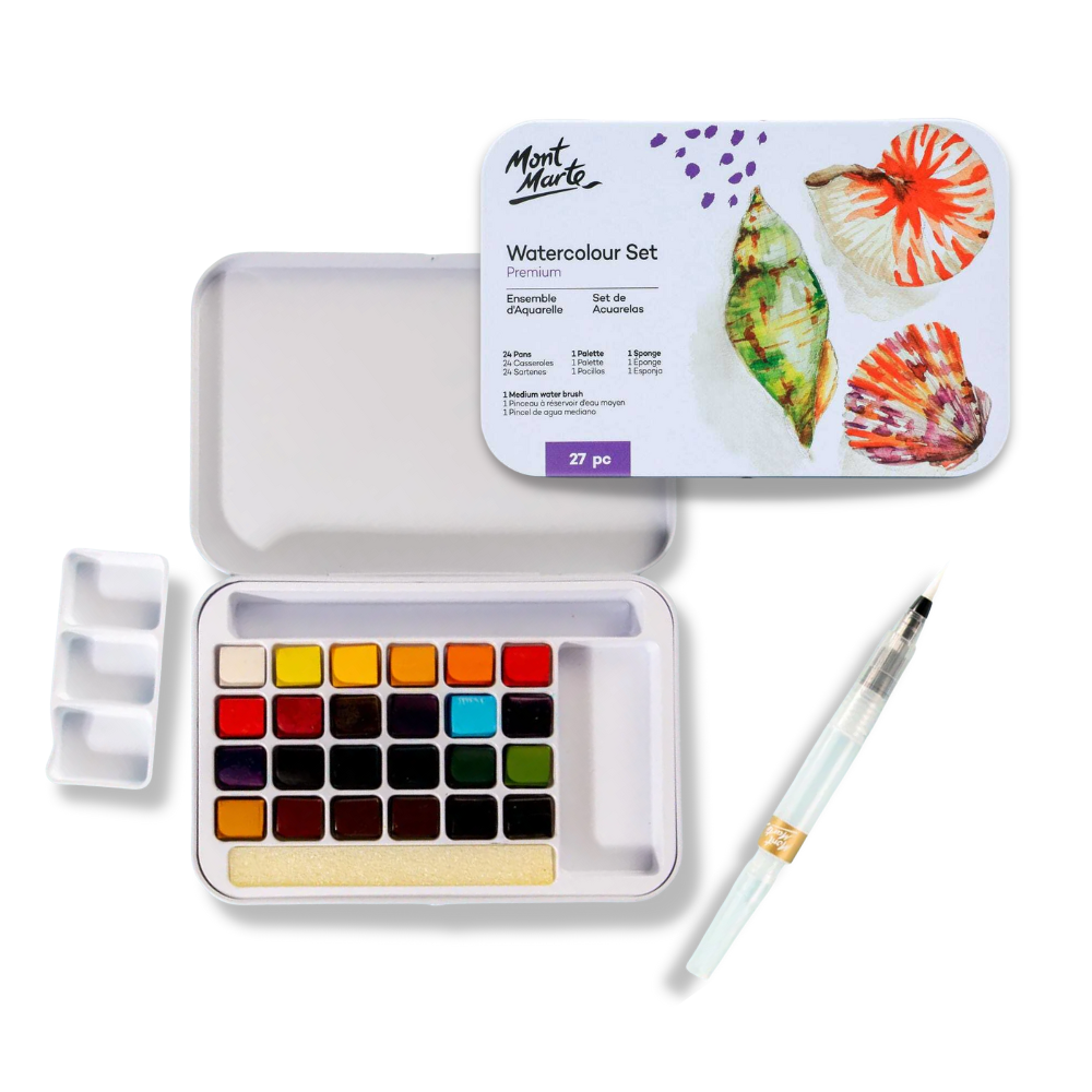 Amazon.com: TBC The Best Crafts 36 Colors Watercolor Paint Set, Portable  Travel Watercolor Pan Set with Paint Brush, Student Quality Watercolor Cake  for Kids : Arts, Crafts & Sewing