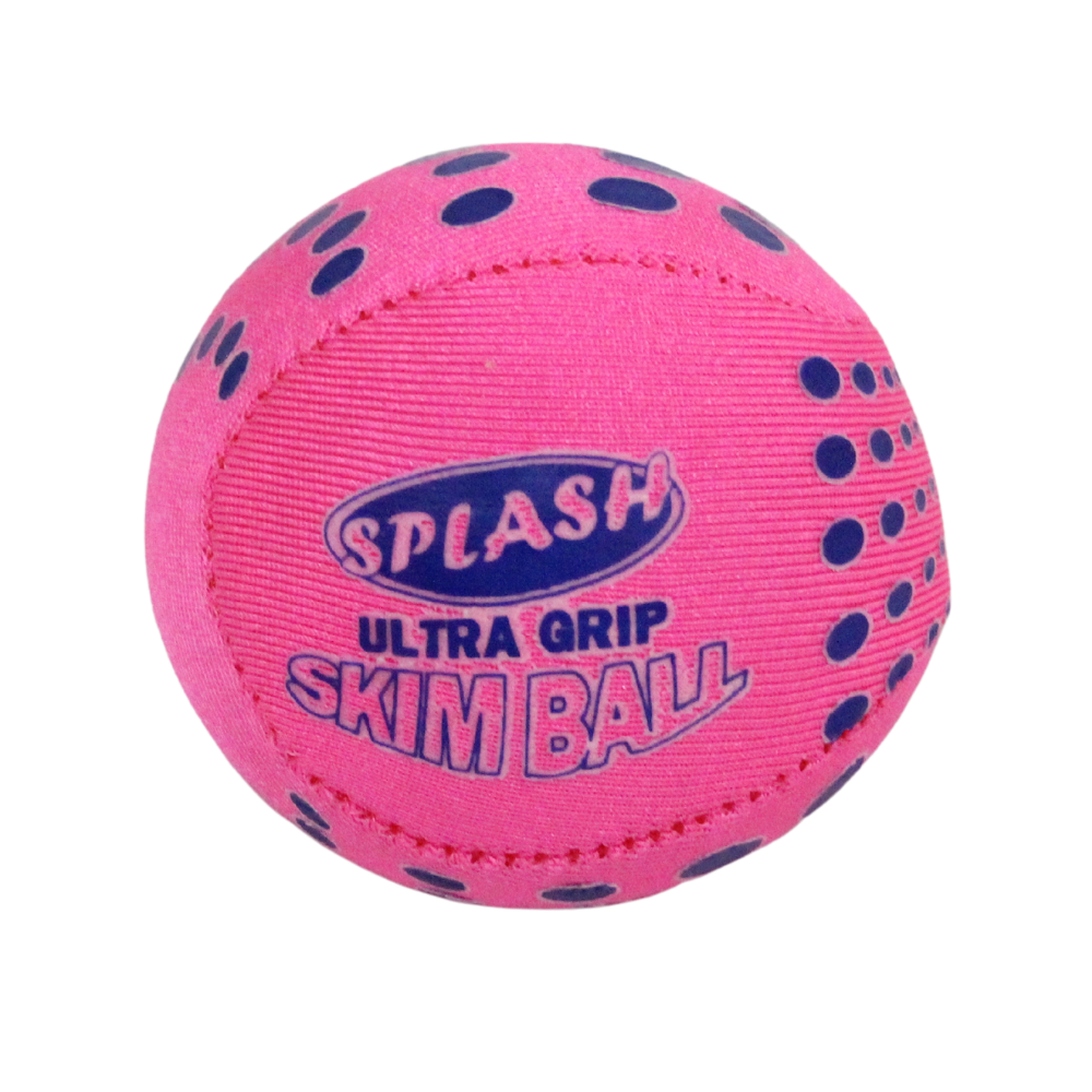 6cm Pink Water Skim Ball Bouncy Great Beach/Pool Game Great For Kids/Adults