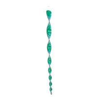 Wind Spinner Rod Green Reflective Spiral Bird Deterrent Rotating Repeller 48cm Acrylic 