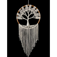 55cm Macrame Tree of Life Dream Catcher Wall Art Boho