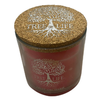 325g Scented Tree of Life Candle - Fruit Orchard Scent for Relaxation