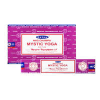 Satya 72 Incense Sticks Mystic Yoga Scented Bulk Pack