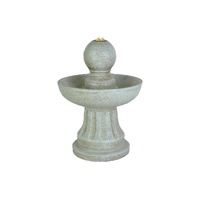 45cm Garden Ball Water Fountain - Elegant Outdoor Water Feature