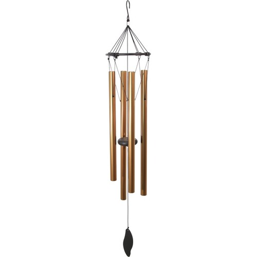 85cm Gold Harmonious Tuned Wind Chime - Metal Outdoor Garden Décor