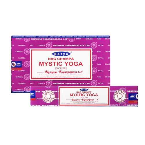 Satya 72 Incense Sticks Mystic Yoga Scented Bulk Pack