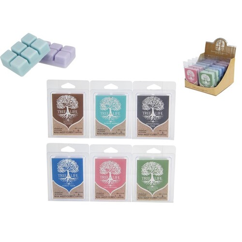 408g Tree of Life Wax Melts 6 Assorted Scents for Aromatherapy & Relaxation