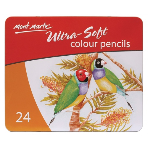 Ultra-Soft Colour Pencils 24pce