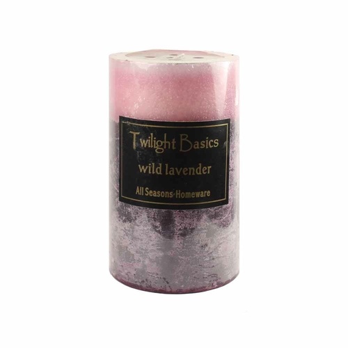 9x15cm Twilight Basics Scented Candle - Wild Lavender