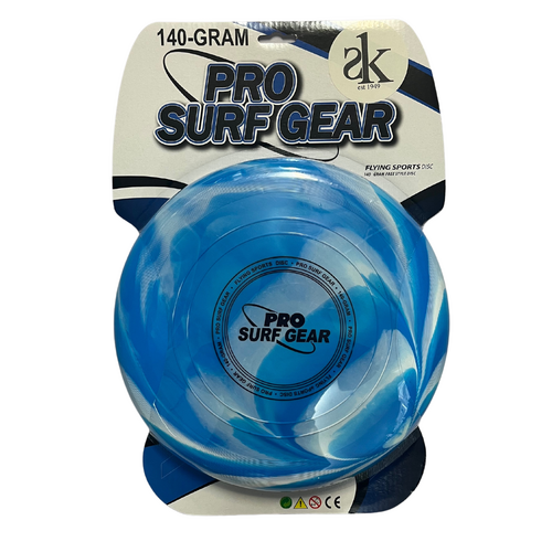 27.5cm Blue Frisbee Pro Surf Marble Coloured 140g Weighted Great For Beach