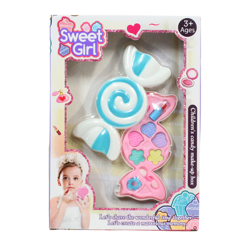 Kids Beauty Makeup Set Compact Playset Sweet Girl Lolly with Applicator